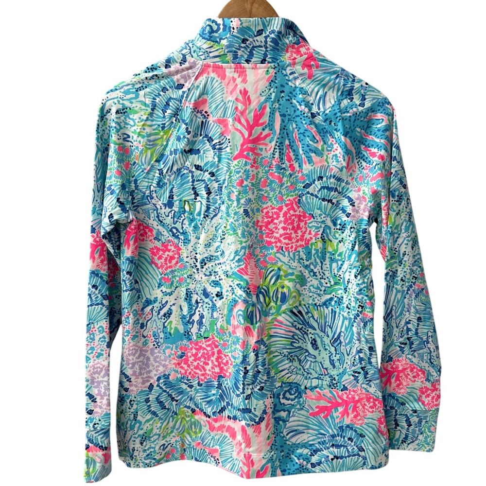 Lilly Pulitzer UPF 50+ Skipper Popover Sink Or Swim Multi Size Small - Picture 5 of 9